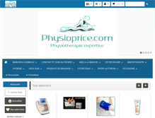Tablet Screenshot of physioprice.com